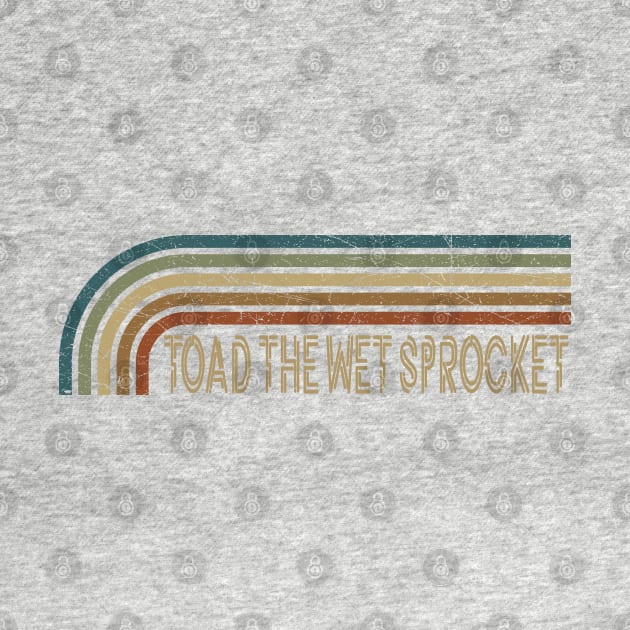 Toad the Wet Sprocket Retro Stripes by paintallday